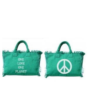 ONE LOVE ONE PLANET TOTE BAGS