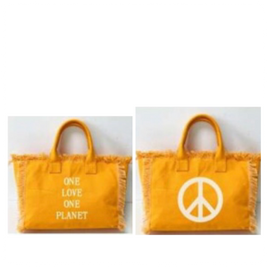 ONE LOVE ONE PLANET TOTE BAGS