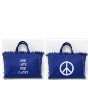 ONE LOVE ONE PLANET TOTE BAGS