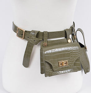 DOUBLE MINI BELT BAG