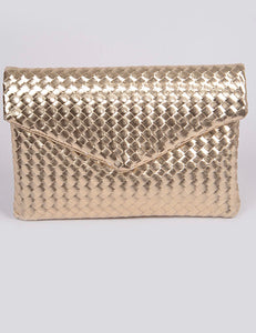WOVEN CROSSBODY CLUTCH