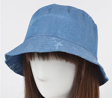 Load image into Gallery viewer, DENIM SOFT BUCKET HAT
