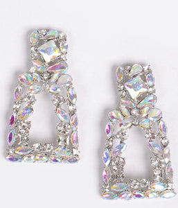 MEL CLUSTER GEM EARRINGS