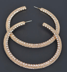 MELDA GLAM HOOPS