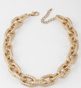 TWISTED LINK CHOKER CHAIN