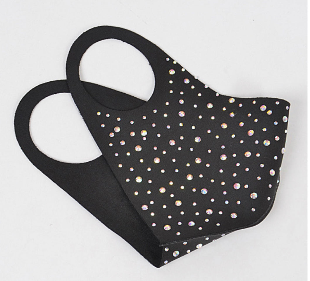 RHINESTONE MASK