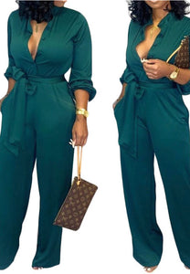 AUTUMN GREEN JUMPSUIT