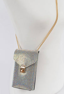 GLAM CROSSBODY CLUTCH