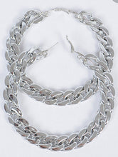 Load image into Gallery viewer, CUBAN LINK HOOPS
