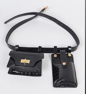 DOUBLE MINI BELT BAG