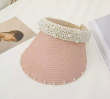 Load image into Gallery viewer, PEARL VISOR HAT

