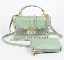 Load image into Gallery viewer, JAX VISIBLE STUDDED BAG
