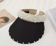 Load image into Gallery viewer, PEARL VISOR HAT
