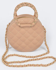 NYA ROUND QUILTED CROSSBODY