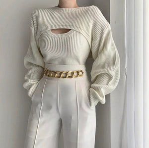 ZEYDA TWO PIECE SWEATER