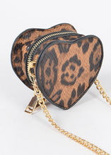 Load image into Gallery viewer, HEART LEOPARD MINI BAG
