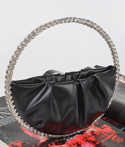 HALF MOON CLUTCH BAG