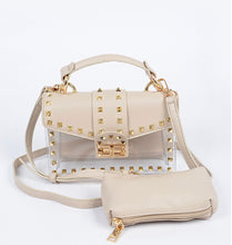 Load image into Gallery viewer, JAX VISIBLE STUDDED BAG
