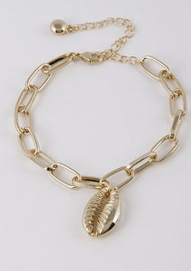 GOLD SEASHELL BRACELET