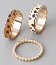 Load image into Gallery viewer, ANIMAL PRINT 3pcs Ring SET
