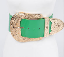 Load image into Gallery viewer, OVERSIZED GOLD BUCKLE BELT
