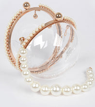 Load image into Gallery viewer, DAINTY PEARL ROUND CLUTCH
