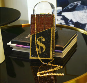 MONEY CHOCOLATE CLUTCH