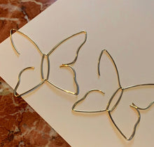 Load image into Gallery viewer, BUTTERFLY STENCIL EARRINGS
