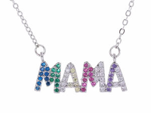 MAMA MULTI GEM NECKLACE