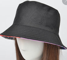 Load image into Gallery viewer, REVERSIBLE BANDANNA BUCKET HAT
