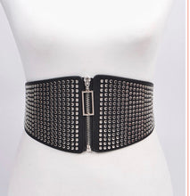 Load image into Gallery viewer, SNATCHED STUDDED WAIST BELT
