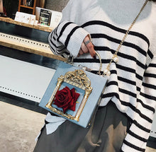 Load image into Gallery viewer, VINTAGE ROSE CLUTCH
