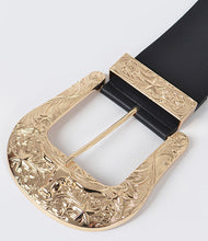 Load image into Gallery viewer, OVERSIZED GOLD BUCKLE BELT
