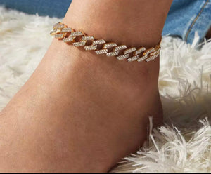 CUBAN LINK ANKLET