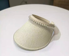 Load image into Gallery viewer, PEARL VISOR HAT
