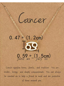 ZODIAC ANKLETS/NECKLACE 3in1