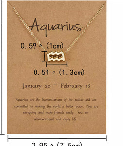 ZODIAC ANKLETS/NECKLACE 3in1