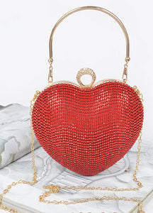 GLAM HEART CLUTCH