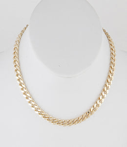 CUBAN LINK CHOKER NECKLACE