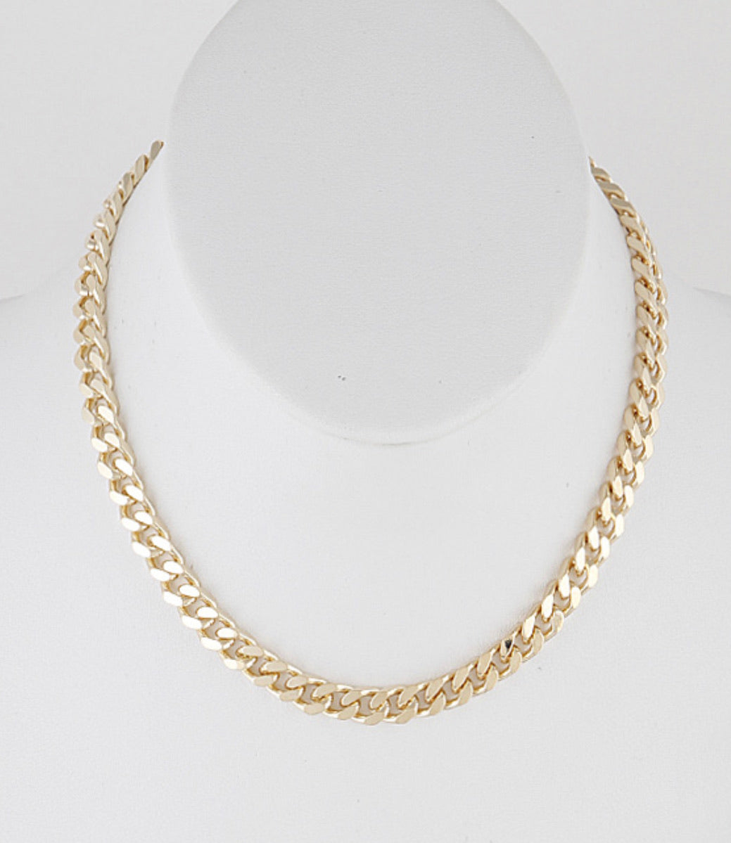 CUBAN LINK CHOKER NECKLACE