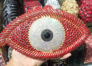 EVIL EYE PAVE CLUTCH