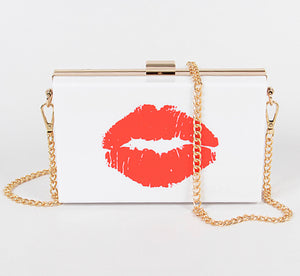 VINTAGE LIPS CLUTCH