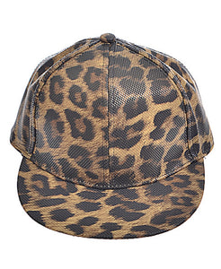 LEOPARD SNAPBACK HAT