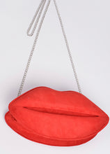 Load image into Gallery viewer, SUEDE LIPS CLUTCH

