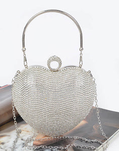 GLAM HEART CLUTCH