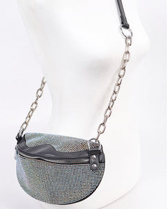 BROADWAY RHINESTONE CROSSBODY