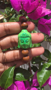 GREEN BUDDHA  BRACELET