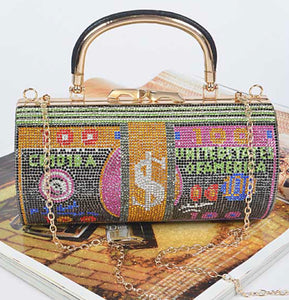 CRYSTAL MONEY CLUTCH