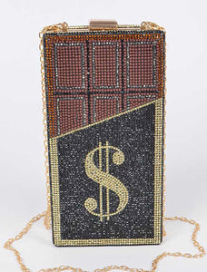 MONEY CHOCOLATE CLUTCH