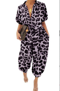 LEOPARD JUMPSUIT